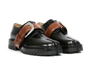 Liisa Tabi Loafer in Leather Limited Belt Edition